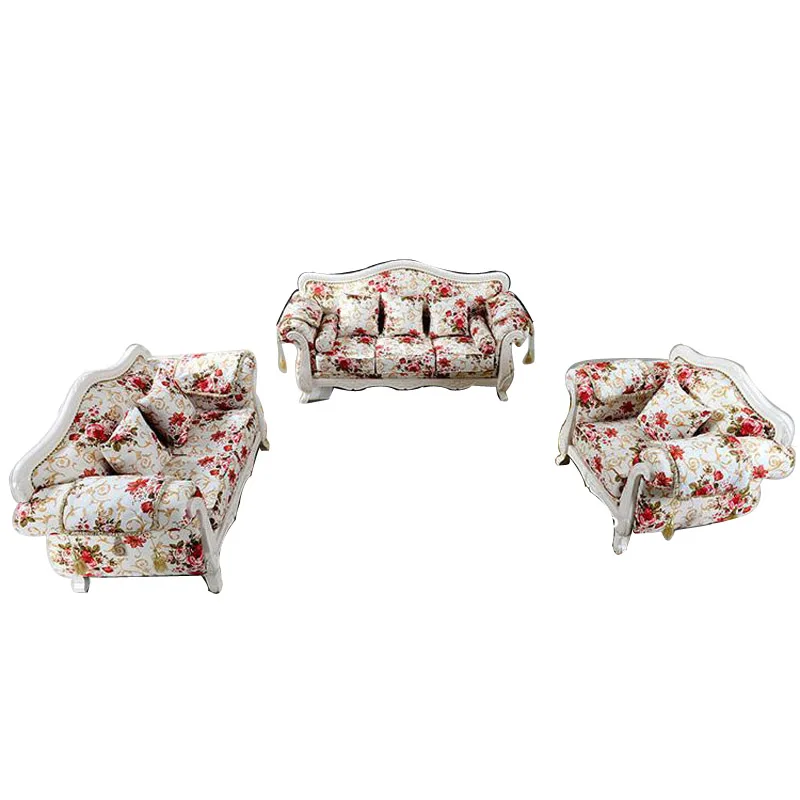 

Sofa small apartment living room Sofa Solid Wood oak Furniture