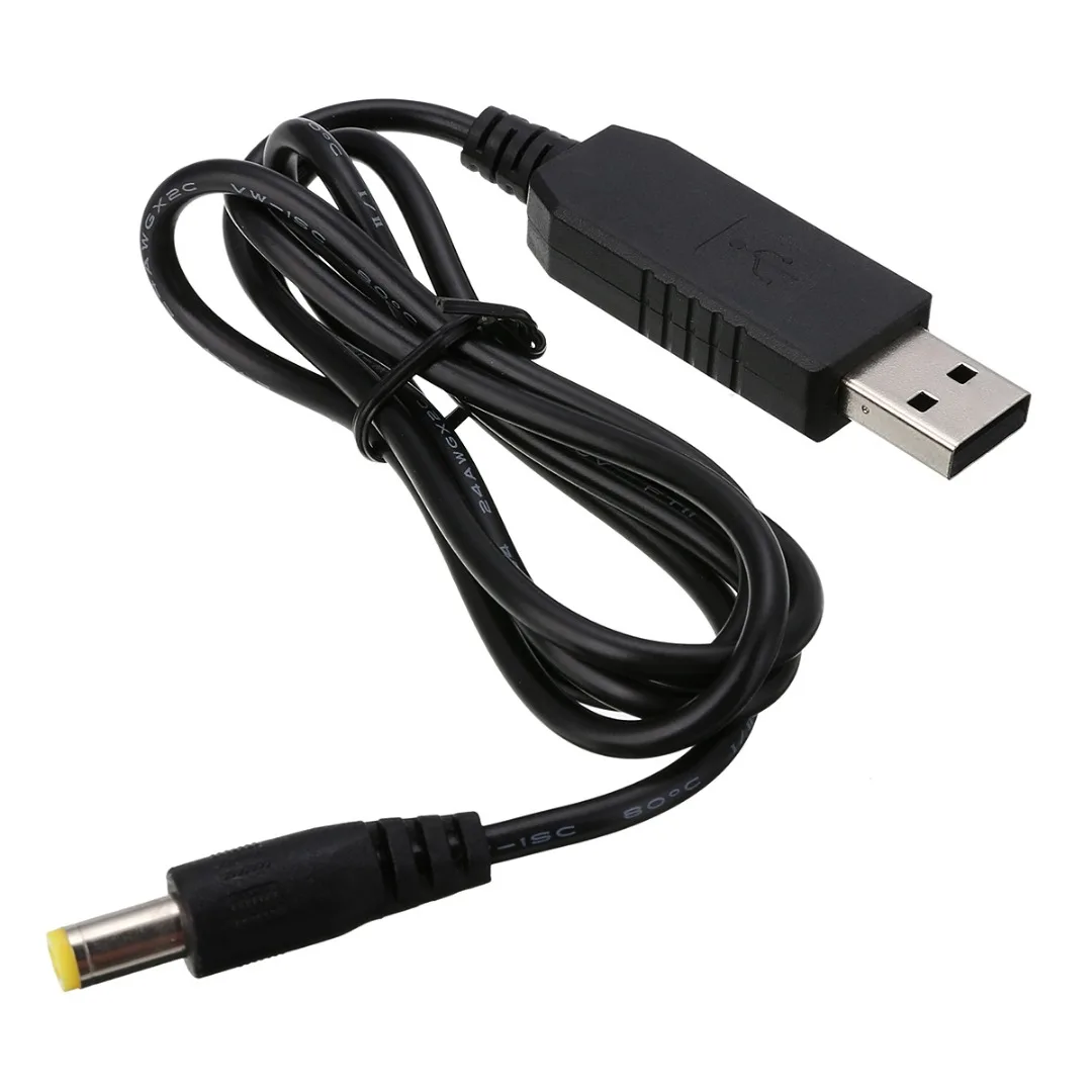 DC - DC Converter Adapter Cable USB 5V to 9V/12V DC Jack 5.5x2.1mm Electrical Step-up Power Module Power Supply Line