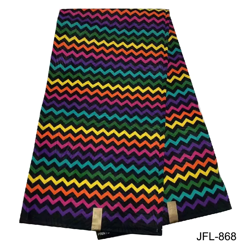 Африканская печатная восковая ткань Радужная приятная для кожи хлопковая