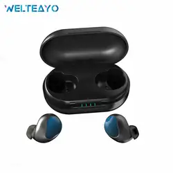 WELTEAYO Tws-t10 Bluetooth с сенсорным управлением 5,0 наушники AAC & SBC беспроводные наушники Спортивная гарнитура 1200 мАч как power Bank наушники