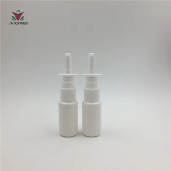 

20ml HDPE Empty Refillable Pharmaceutical Nasal Spray Bottle WHITE - 20ML 50+2 sets