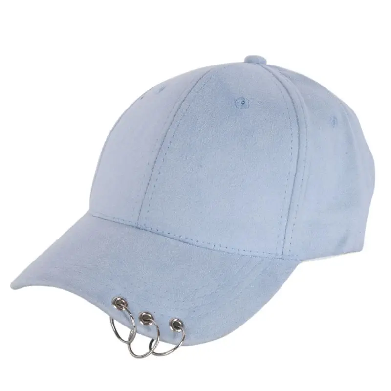 Unisex Casual Feste Einstellbare Baseball Caps Snapback hüte für männer baseball kappe frauen männer weiß baseball cap hut mit Ringe