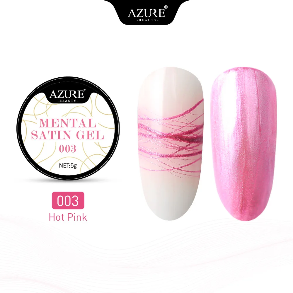 

AZURE BEAUTY UV Spider Gel Semi Permanent Wire Drawing Led Nail Gel Hybrid Varnish DIY Web Line Painting UV Lacquer Spider Gel