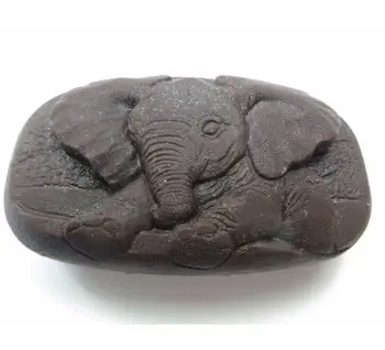 

DW0016 2D animal Lovely Elephant Handmade Silica gel Soap Molds Silicone Soap Making Molds Flexible Candle Resin Mould przy