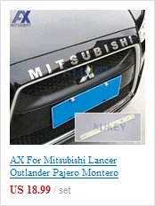 AX автомобильный Стайлинг хром передняя+ задняя противотуманная фара Крышка лампы Отделка противотуманной фары рамка украшение для Mitsubishi Outlander 2013