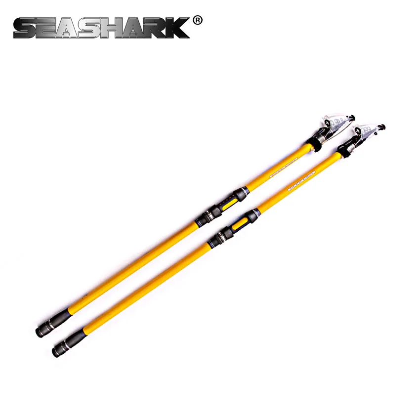 

SEASHARK 3.6m 3.9m Rock Fishing Rod High carbon Super Hard Medium Fast lure weight 80-240g Telescopic Fishing Rod