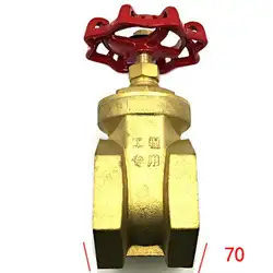 Латунные задвижки DN80 3 "BSPP Женский 16Bar рабочих Давление Порты и разъёмы Размеры 49 мм