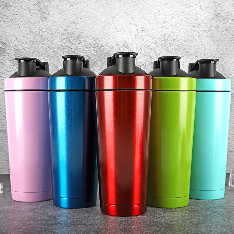 

500ml/720ml Large Capacity Stainless Steel Vacuum Flasks Black/Red/Green Car Cup Sports Coffee Cup Shaker Bottles Water Bottles