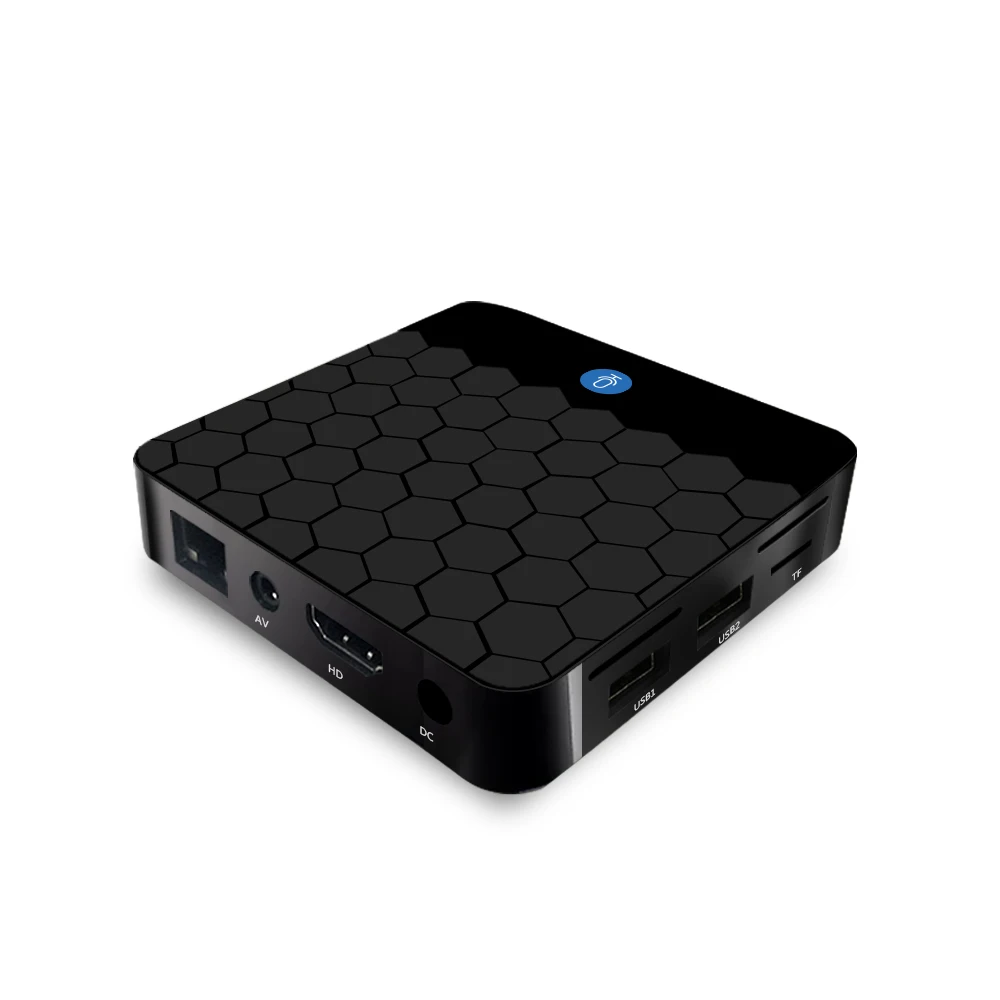 X88 Mini 4K HD Smart Set Top Box 2GB RAM 16GB ROM Android 7.1 TV Box with Voice Control RK3328 Quad Core WiFi Google Netflix 