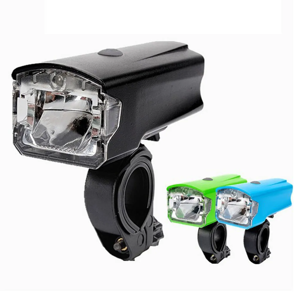 Discount Torch Bicycle Headlight Flashlight Built-in Battery USB Rechargeable ABS Outdoor Front Lamp 5