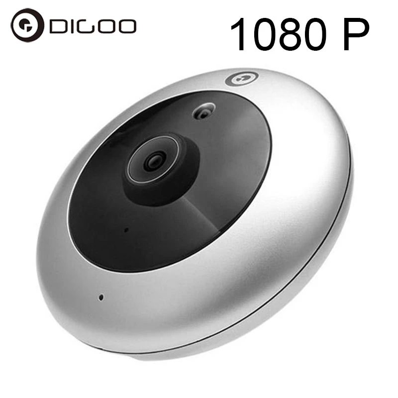 Digoo DG-UFC H.265 мини Камера укрепить объектив 1080P FHD 2,8 мм 180 градусов Беспроводной Ночное видение WI-FI IP Камера мониторинга безопасности