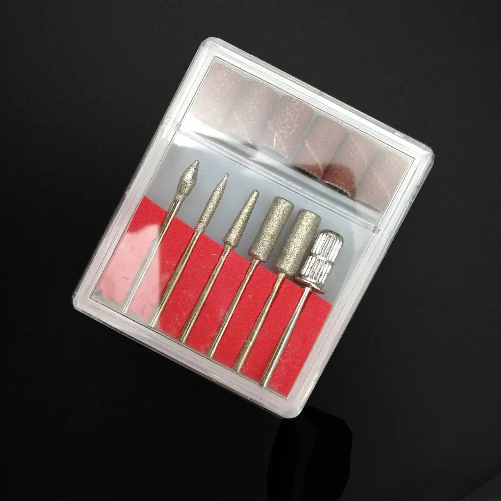 6Pcs Nail Art Drill Bit Replace Sandpaper Head Set Gel Grinding Tool Kit 6Pcs Nail Art Drill Bit Replace Sandpaper Head Set Gel Grinding Tool Kit