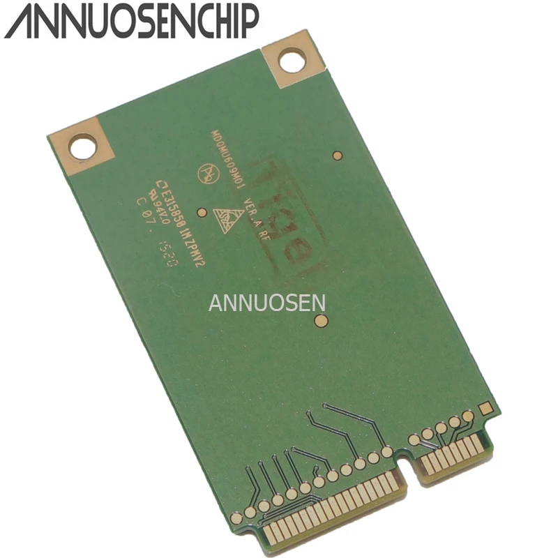 Venta caliente MU609 WCDMA Mini PCIe HSPA +/UMTS cuádruple banda 850/900/1900/2100 MHz M2 tarjeta w