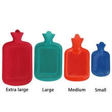 Новые согревающие бутылки для воды, зимняя грелка с винтом, натуральный каучук, впрыск воды, 2 литра, грелка, высокое качество