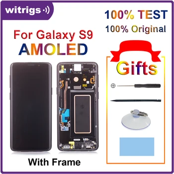 

Witrigs For Samsung Galaxy S9 LCD display touch screen digitizer Frame Assembly Replacement Parts