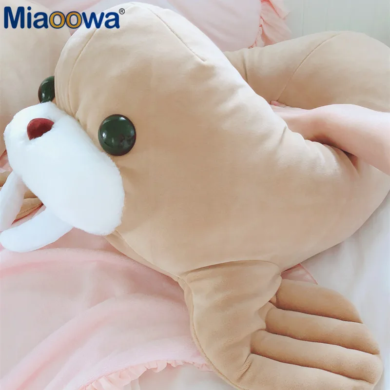 1pc 45/55cm Kawaii Walrus Plush Toy Fabric Is Soft And Comfortable As A Pillow For Children As A Birthday Present