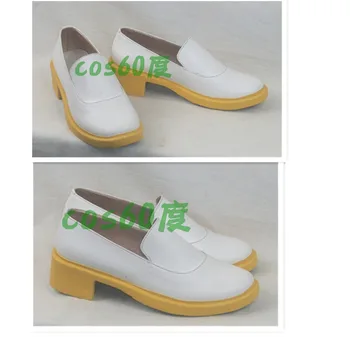 

Vocaloid Rin Ren Flat Heel Cosplay White Shoes S008