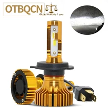 

2PCS Car Headlight Bulbs LED H4 H7 LED Auto Headlamp H1 H3 H11 H8 HB3 HB4 9005 9006 12V clear beam pattern no dazzle Light