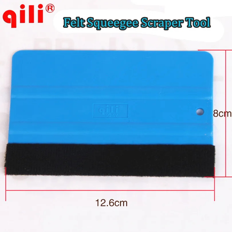 500pcs/lot Felt squeegee high quality wrapping scraper with cloth pp