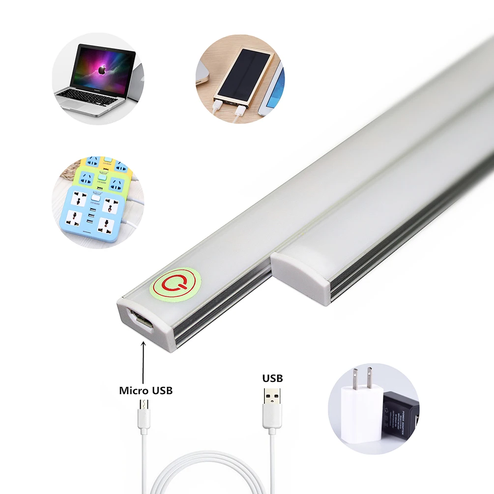 Ультратонкая светодиодная балка LEDGLE 6 Вт для ванной комнаты с USB яркий свет под