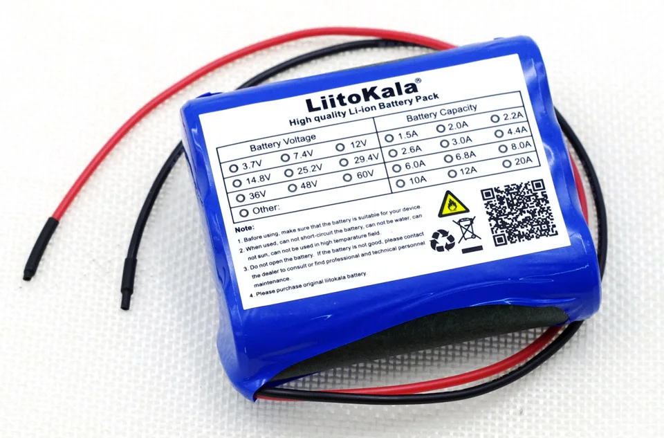 Liitokala N 12V 2600mAh литий-ионный аккумулятор 12,6 V 2.6A до 11,1 V CCTV Камера аккумуляторная батарея 18650 батареи