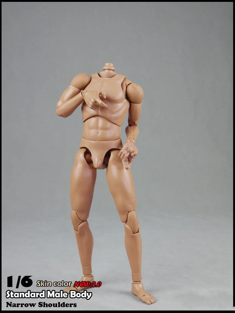 BD001/BD002/BD003/BD004/BD009/BD010 1/6 мужские стандартные мышцы тела узкие плечи 2,0 мужские 27 см/25 см модель для 12 ''рисунок