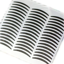 60pcs/set Black Tape Double Side Adhesive Eyelid Sticker Sexy Style Eyes Beauty Eyeliner Sticker 3per/box Each with 20pc Random