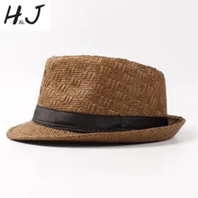 Соломенная женская мужская летняя туристическая шляпа для пляжа, фетровая шляпа для джентльмена, Элегантная Дамская пляжная шляпа от солнца