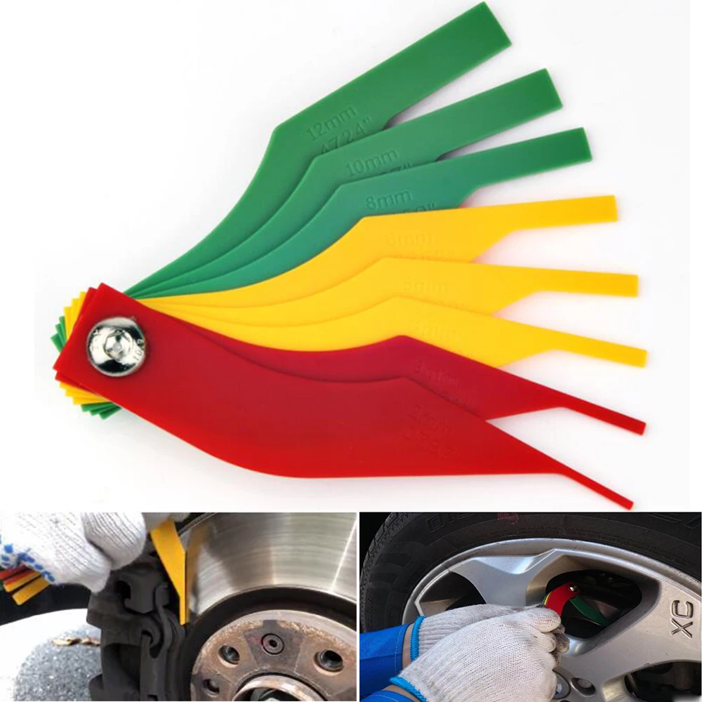 Automotive Brake Pad Feeler Lining Thickness Gauge Measure Tool L15