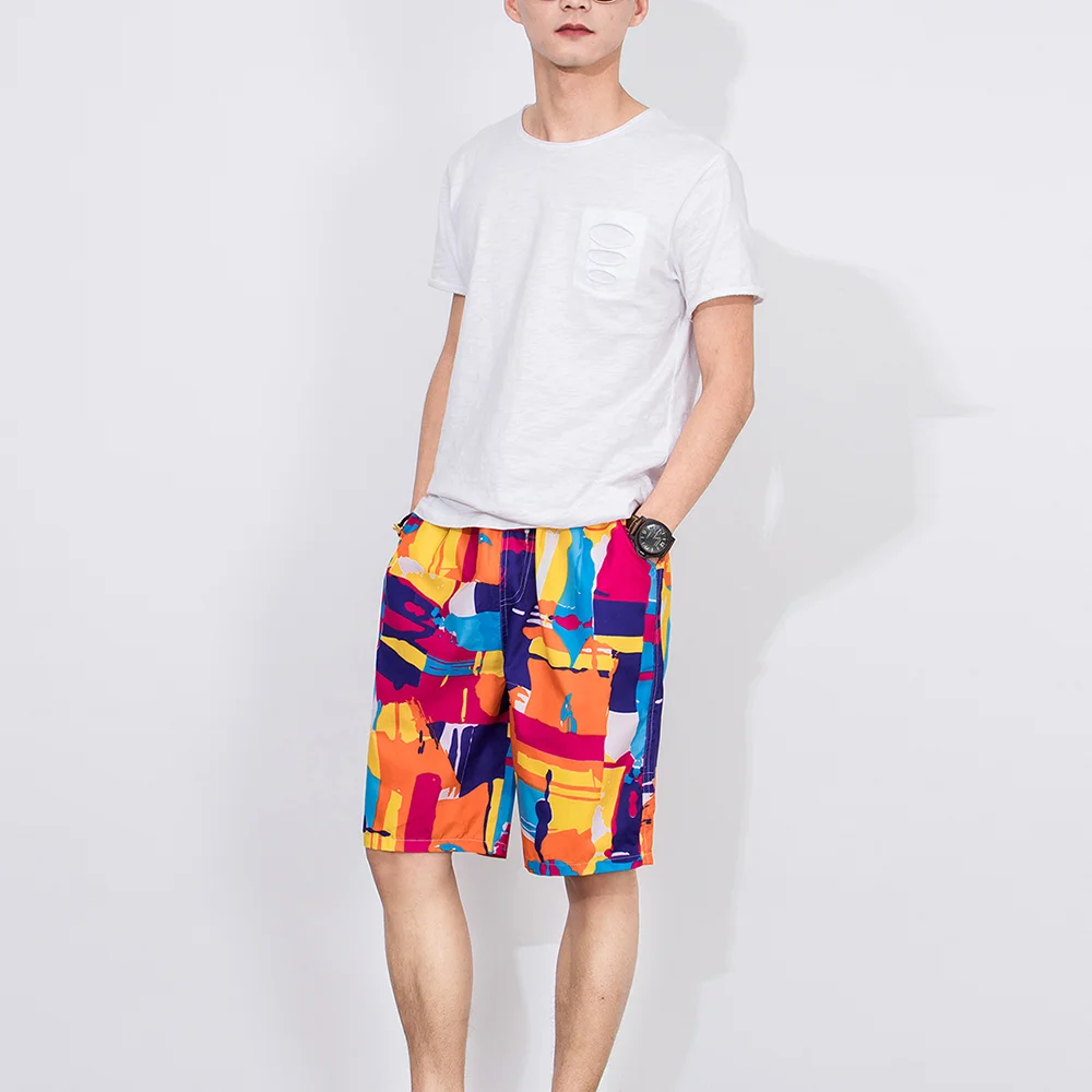 Fashion Swim Trunks for Men Summer Quick Dry Surf Beach Swimming Shorts (5)