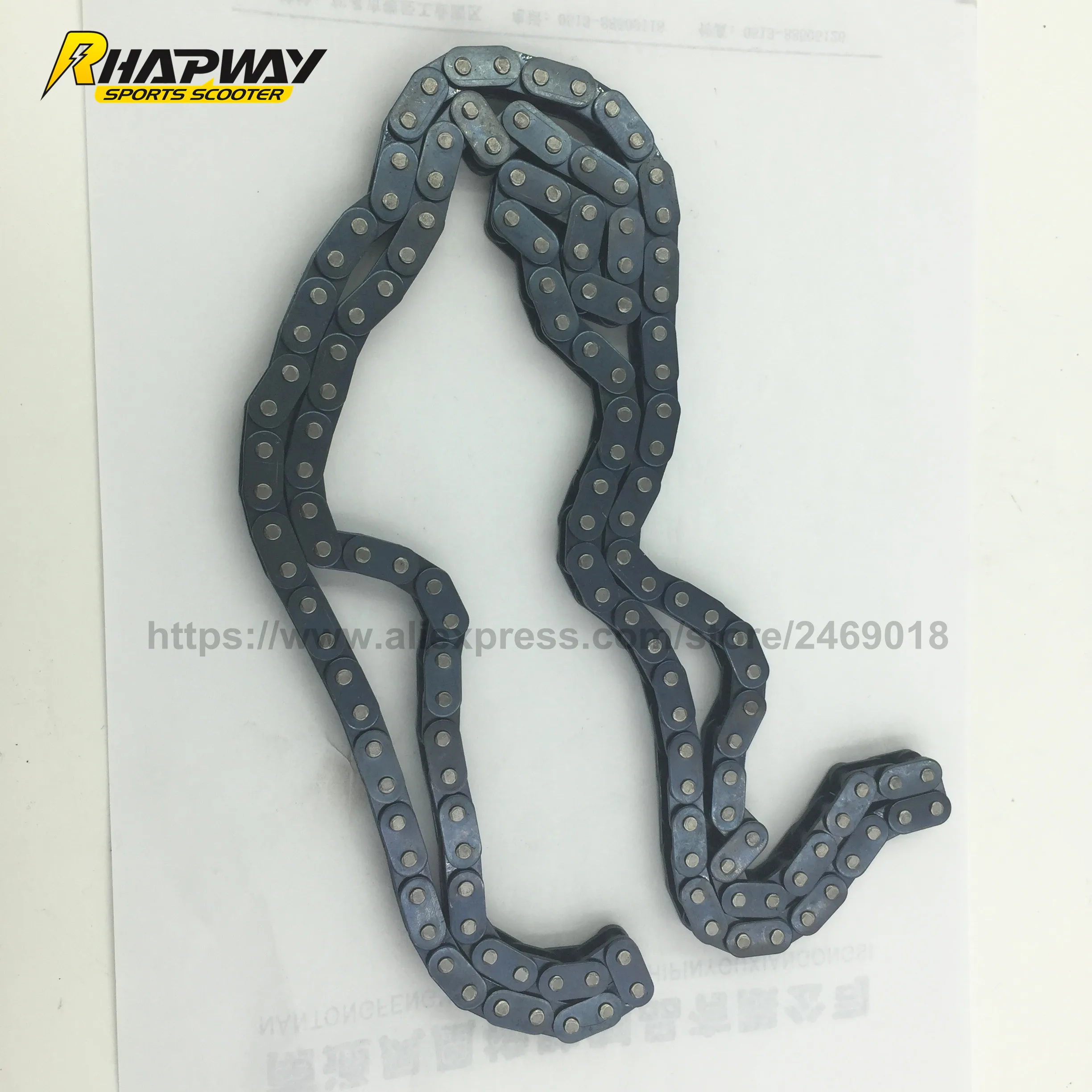 T8F 138 Links Electric Scooter Chain/ About 110cm Length Roller Chain for Electric and Gas