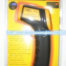 Смарт-Сенсор AR550 цифровой инфракрасный термометр Температура пистолет