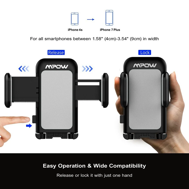 VicTsing Car Phone Mount CD Slot Car Phone Holder Universal Car Cradle Mount GPS Holder 360 Degree for iPhone 88plus77P66s  (3)