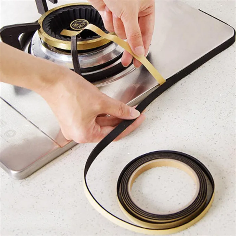 

2M Kitchen Self Sealing Adhesive Tape Multi function Anti Dust Waterproof Sealing Strip Tapes 2017 drop shipping
