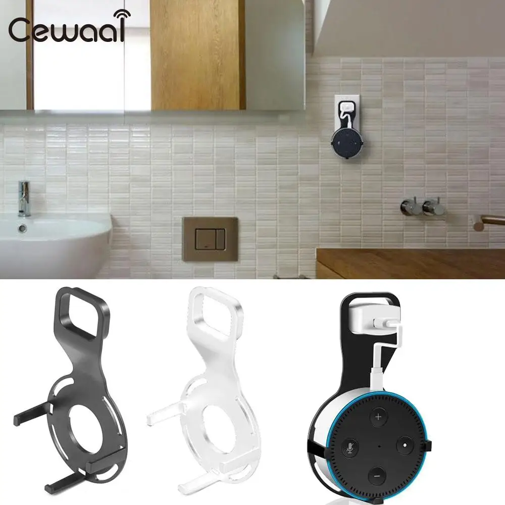 Лучший A302 настенное крепление Стенд кухня спальня гостиная для Amazon Echo Dot динамик Прочный портативный
