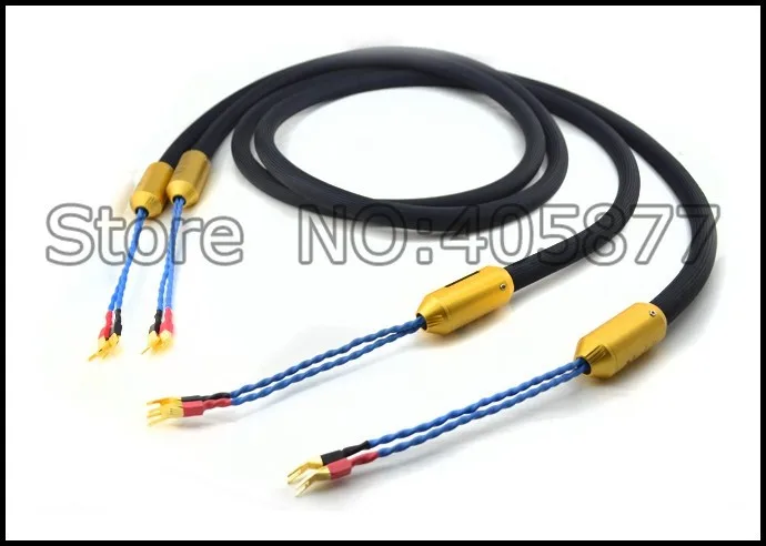 Discount with box  G7 Emperor Double Crown speaker cable 2.5M Audio speaker cable silver-gold 1pair 5 Discount with box  G7 Emperor Double Crown speaker cable 2.5M Audio speaker cable silver-gold 1pair 5