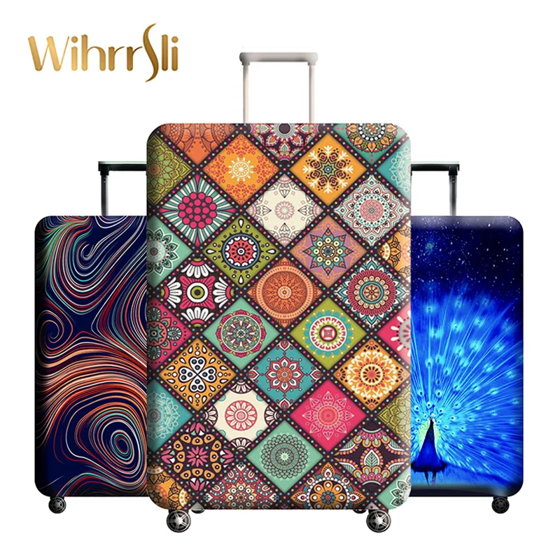 Goede Diverse stijlen Reizen accessoires Bagage cover Koffer bescherming bagage stofkap Stretch stoffen Trunk set gevallen voor