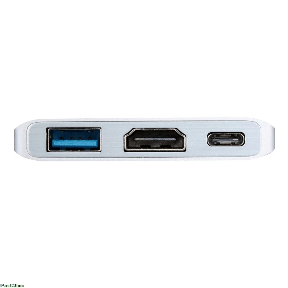 3-в-1 Тип usb-C USB Адаптер C концентраторы к HDMI Поддержка Тип usb-C концентратор usb