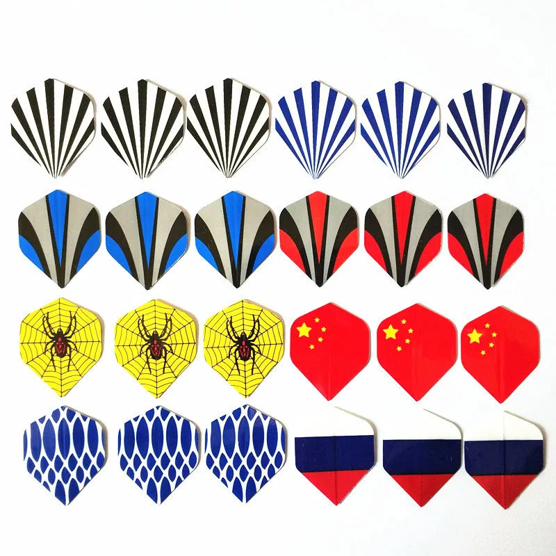 

6/9/12/24/60 Cool Darts Flights Wing Mixed Style For Professional Darts Wing Tail Indoor Games Sports Entertainment