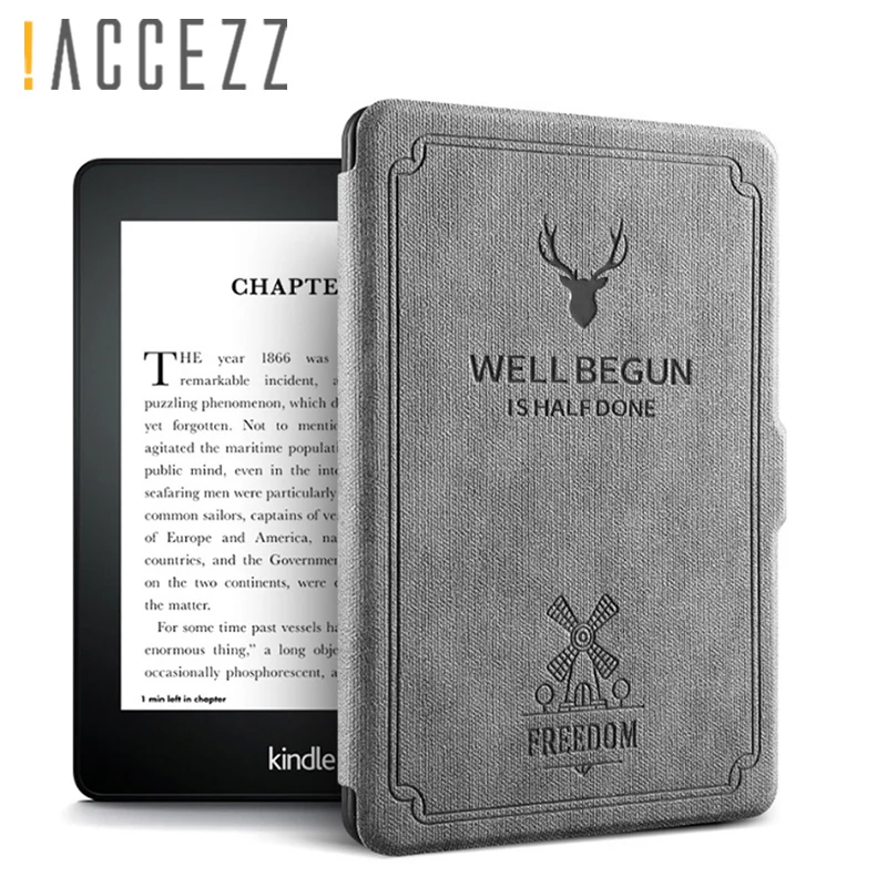 Водонепроницаемый Мягкий ТПУ авто сна Wakeup планшет рукав Fundas для чехол Kindle Paperwhite 2