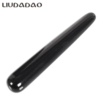 

Black Obsidian Yoni Wands Stone Body Relaxation Massager Acupoint Point Stick Wands Health Beauty SPA Massager Tool Dropshipping
