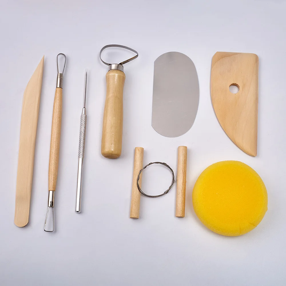 8 шт./компл. DIY искусство базовая глина семейный набор ремесла скульптурный