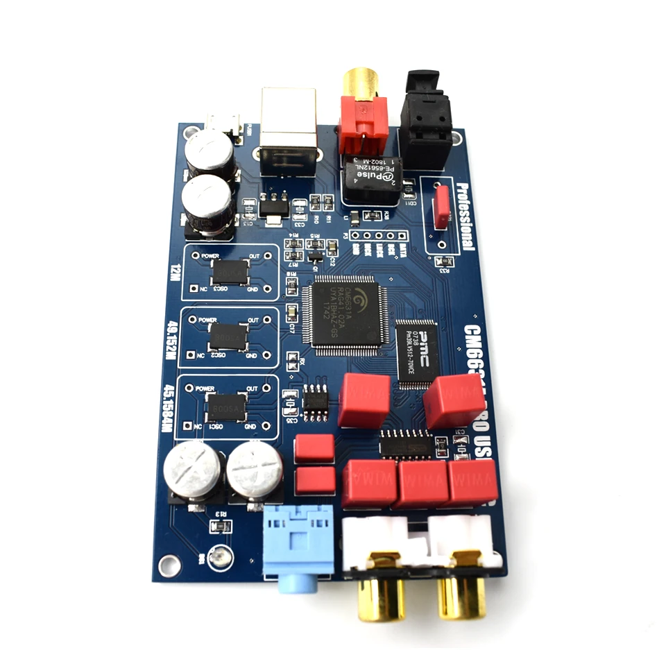 CM6631A цифрового интерфейса USB к I2S/SPDIF коаксиальный выход 32/24Bit 192K+ чехол DAC аудио декодер T0082