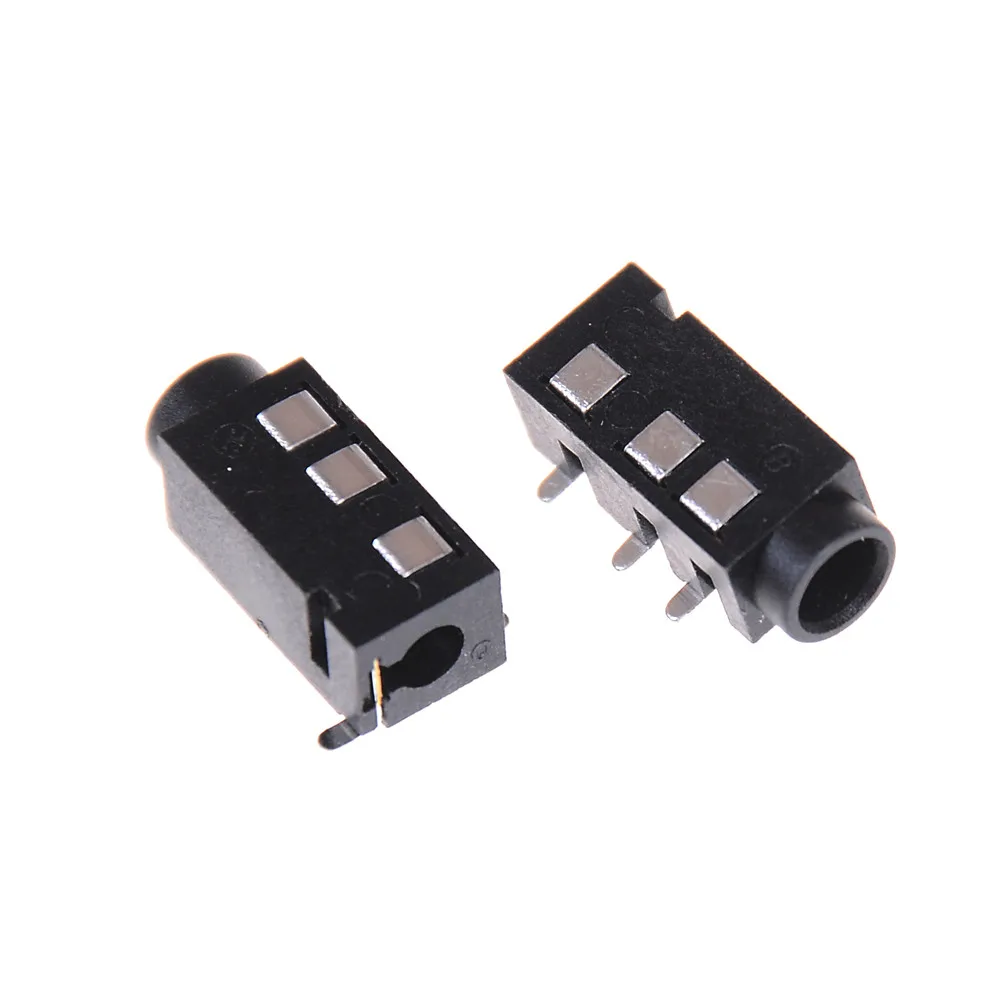 10 шт./лот PJ 320D 4 контактный Женский Разъем для наушников PCB Mount SMD 3 5 мм|Соединители| |
