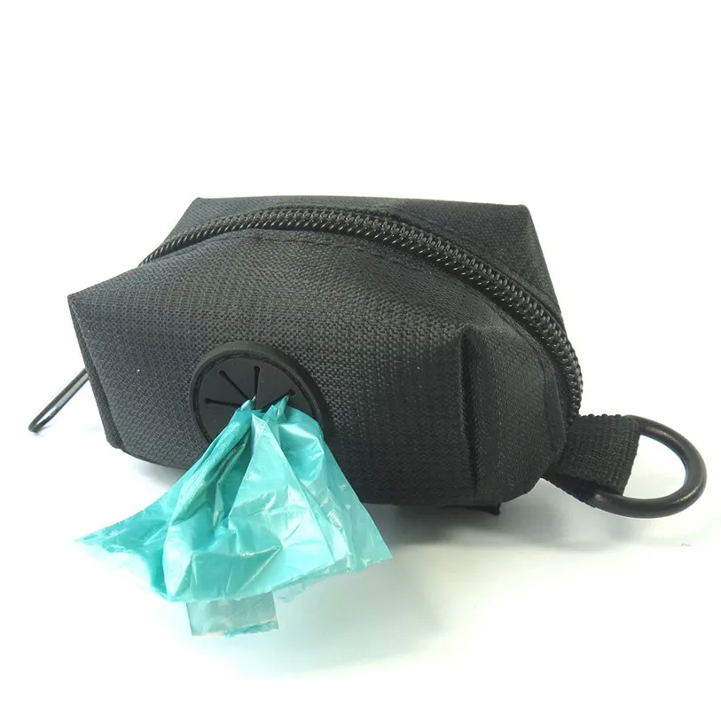 Fashion Waste Poop Bags For Pet Dog Cat Travel Pet Dispenser Waste Dog Puppy Pick-Up Bags Poop Bag Holder Hook Pouch #F#40DC14 (7)