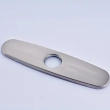 Freies Verschiffen Gebürstetem Nickel 8 “Spüle Wasserhahn Loch Abdeckung Deck Platte
