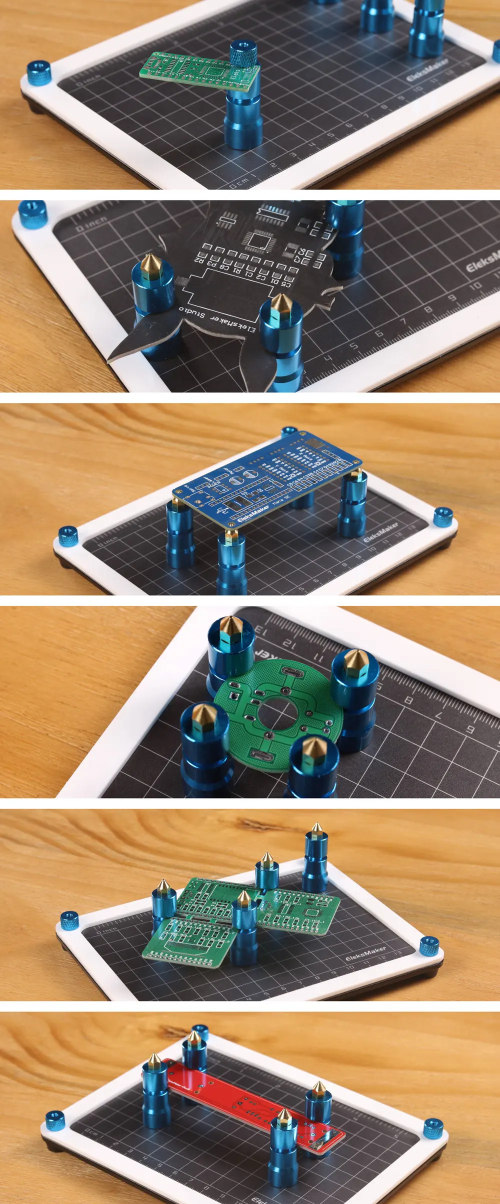 EleksMaker®EleksFix- держатель печатной платы для пайки, магнитная рамка для фиксации