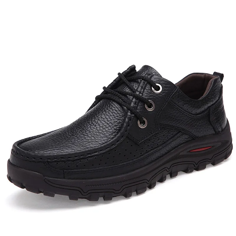 

Brand Big Sizes Genuine Leather Fashion Men Shoes Handmade Summer Autumn Winter Brand High Quality Men Flats Shoes