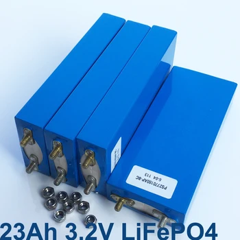 

2pcs 23Ah 3.2v LiFePO4 rechargeable battery cell for 12V 24v 36v battery pack e-bike UPS Power convertor HID solar light