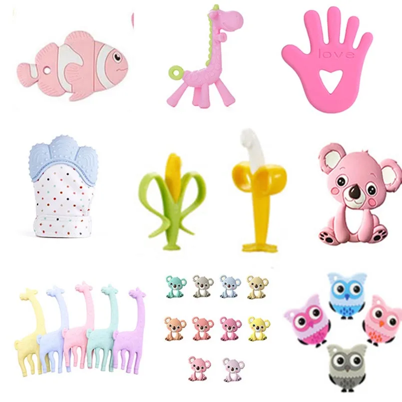 

Baby Toys Silicone 0-12 Months Banana Corn Baby Bpa Free Teethers Toys Newborn Baby Teething Nursing Bead Baby Teethers Chew Toy
